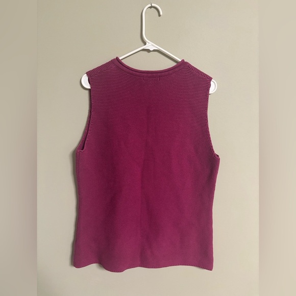 Orvis Sweater Womens Size Large Vest Jacket Knit Zip Fish Fishing Outdoors Pink - Picture 2 of 7